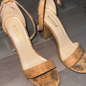 Size 71/2 bamboo heels